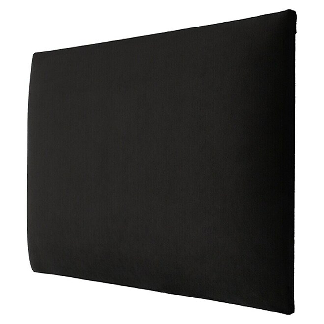 Fllow Wandpolster Velvet (Schwarz, L x B: 60 x 30 cm)