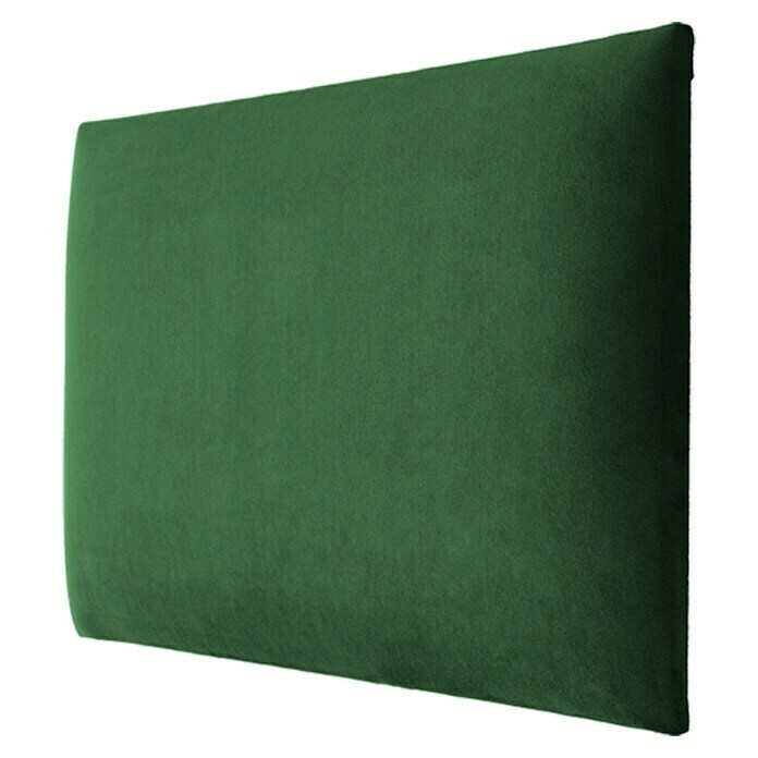 Fllow Cuscino da parete decorativo in velluto verde 60 x 30 cm 