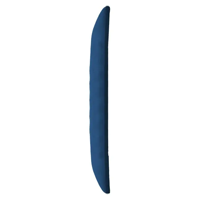 Fllow Wandpolster-Set Velvet A4 - 270 x 180 cm, Blau - Schlanker, blauer Smartphone-Dummy, ideal für Präsentationen oder Demonstrationen, zeigt die Silhouette eines modernen Geräts.