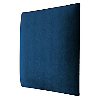 Fllow Deko-Wandpolster Velvet (Blau, L x B: 30 x 30 cm)