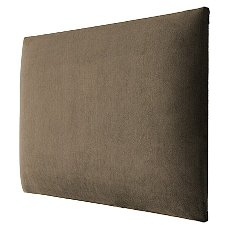 Fllow Wandpolster Velvet (Taupe, L x B: 60 x 30 cm)
