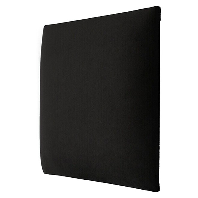 Fllow Wandpolster Velvet (Schwarz, L x B: 30 x 30 cm)