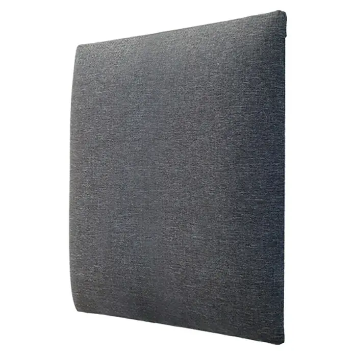 Fllow Set de paneles de pared acolchados Set Inari A2 - 300 x 120 cm, Gris - Panel acústico gris para la absorción del sonido y la mejora de la acústica de la habitación. Ideal para oficinas y estudios.