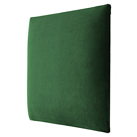 Fllow Wandpolster Velvet (Grün, L x B: 30 x 30 cm)