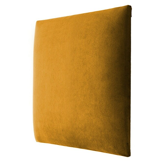 Fllow Wandpolster Velvet (Ocker, L x B: 30 x 30 cm)