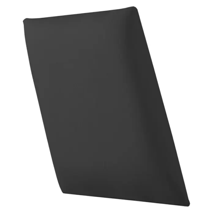 Fllow Panel de pared acolchado Velvet - Antracita, 45 x 30 cm, Características del diseño: Derecha - Revestimiento de pared negro con forma de pizarra. El acento simple hace que cualquier habitación se vea moderna y elegante.