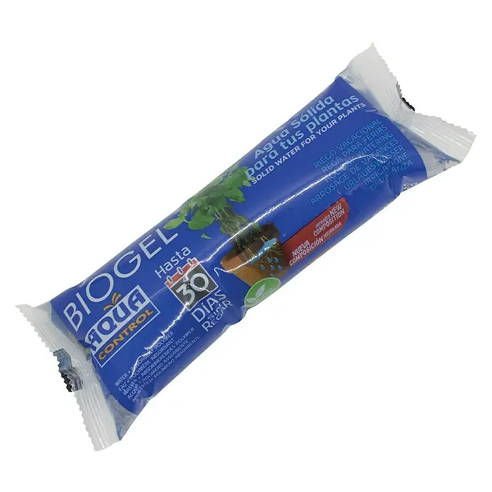 Altadex Riego para vacaciones Biogel - 200 ml - Biogel Aqua Control: Barra de agua sólida para plantas en vacaciones, proporciona hidratación hasta 30 días. Nueva composición mejorada.