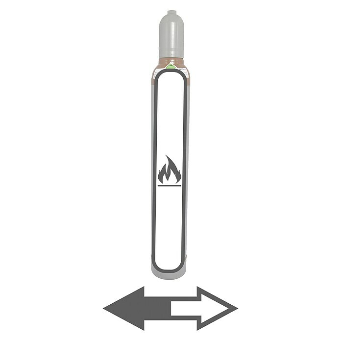 Tyczka Energy Ballongas-FüllungPassend für: Tyczka Energy Ballongas-Flaschen, 10 l Front View