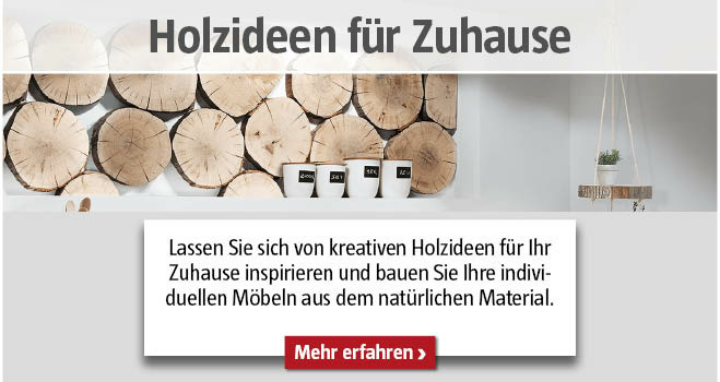 Holzideen für Zuhause