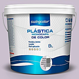 swingcolor Pintura para paredes (Luna, Mate, 8 l, Resalta la estructura)