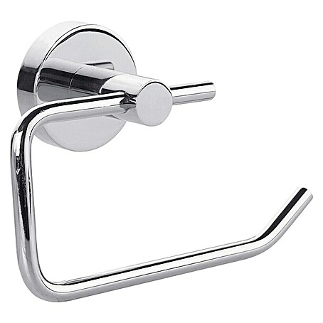 Tesa Smooz Toilettenpapierhalter (Ohne Deckel, Chrom, Glänzend)