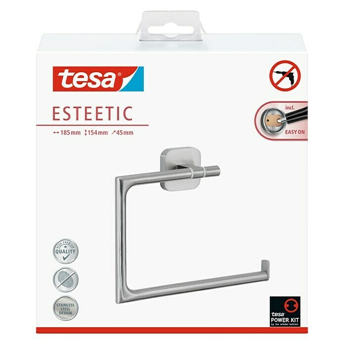 Tesa Esteetic Handtuchring (Edelstahl, Verchromt) | BAUHAUS