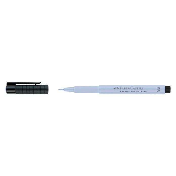 Faber-Castell Tuschestift Pitt SBIndigo, Brushspitze Front View