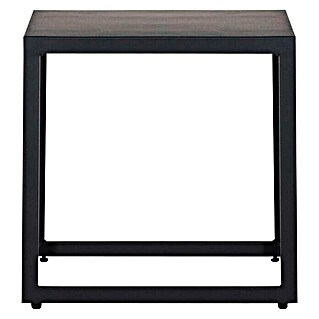 SENSUM Lounge vrtni stolić (Crne boje, D x Š x V: 40 x 40 x 46 cm)