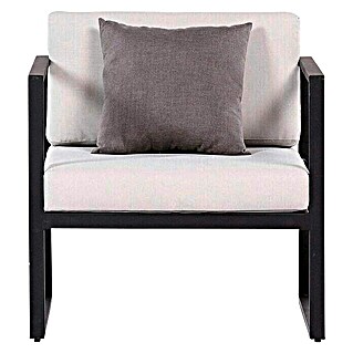 SENSUM Lounge stolica (Crne boje, D x Š x V: 66 x 73 x 75 cm, Aluminij)