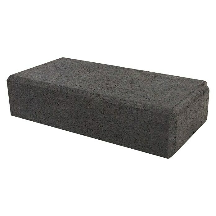 Mauerstein C-Line Block30 x 15 x 7,5 cm, Anthrazit, Beton Diagonal View