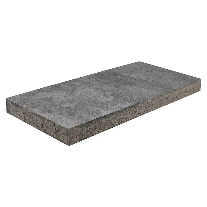 EHL Terrassenplatte BAUHAUS - 50 x 25 x 4 cm, Nero, Beton - Hier ist ein Pflasterstein in Grau. Seine Oberfläche ist rau und bietet so auch bei Nässe guten Halt. Geeignet für Gartenwege und Terrassen.