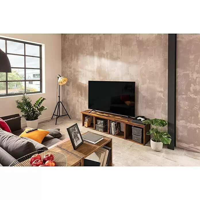 SCHÖNER WOHNEN-Farbe Trendstruktur Effektspachtel Loft-Optik - Grau, 4 kg, Matt - Stimmungsaufnahme