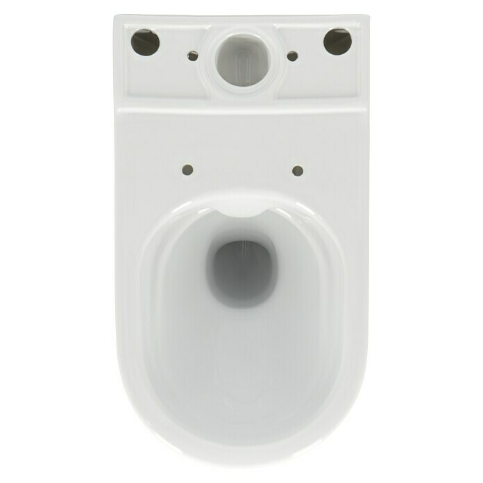 Camargue San Francisco Spülrandloses Stand-WC für Kombination (Tiefspüler, Weiß)