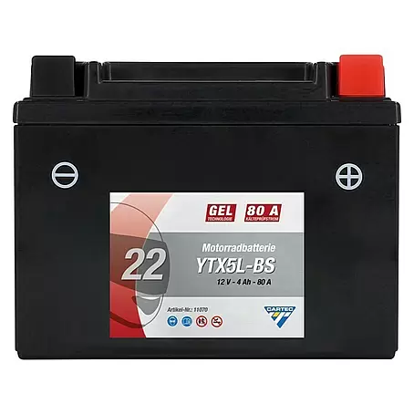 Cartec  Motorradbatterie