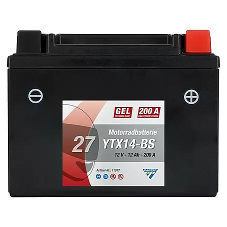 Cartec  Motorradbatterie