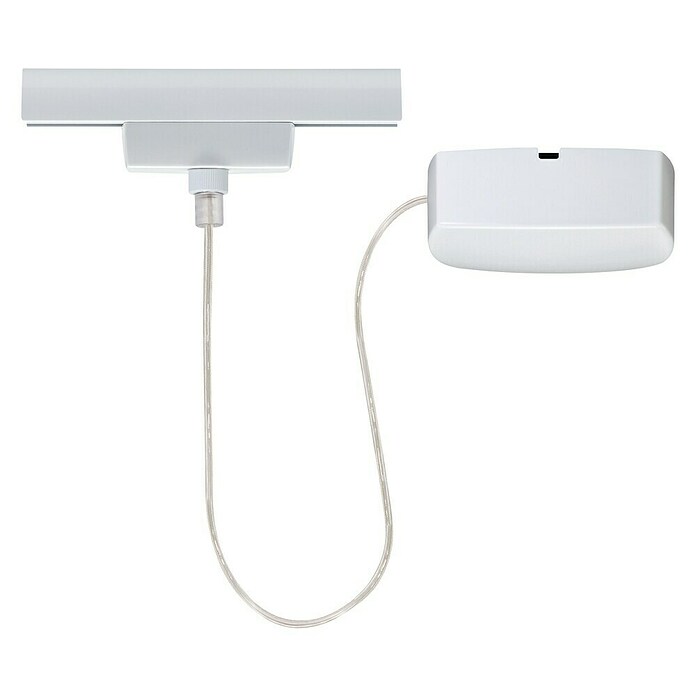 Paulmann URail Alimentación de corriente ZB (100 cm, 1.000 W, Blanco, Incluye tapa final) | BAUHAUS
