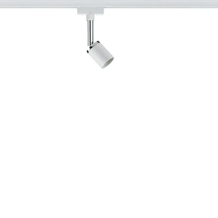 Paulmann URail Deckenstrahler Pure II - L x B x H: 11 x 5,8 x 6,6 cm, GU10, Weiß - Weißer Strahler an einer Schiene. Das Licht ist modern und funktional, ideal für flexible Beleuchtungskonzepte.
