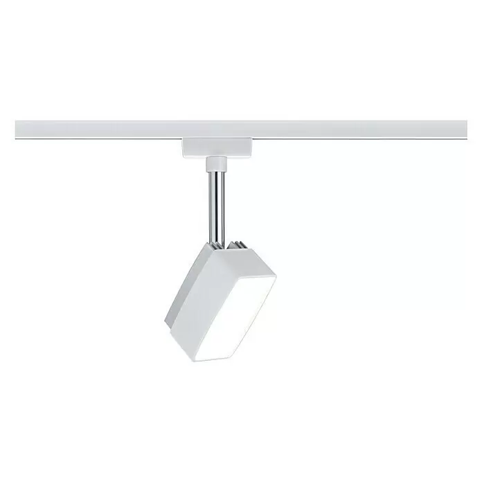Paulmann URail LED-Leuchte Pedal5 W, Weiß, L x B x H: 175 x 50 x 48 mm Front View
