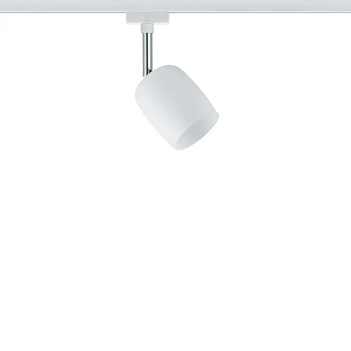 Paulmann URail LED-Spot Blossom - 10 W, Weiß/Satin, G9, 1 Stk. - Weiße Spotleuchte an einer Schiene, ideal zur gezielten Beleuchtung von Bereichen. Schlichtes, modernes Design für verschiedene Einrichtungsstile.