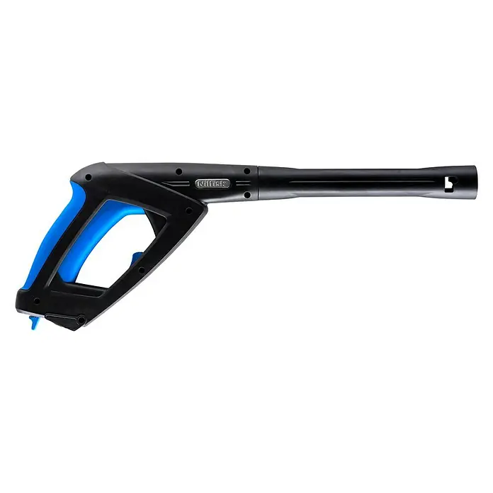 Nilfisk Pistola de alta presión G5 PRO - Específico para: Limpiadoras de alta presión Nilfisk - Pistola de alta presión Nilfisk con mango azul. Perfecta para tareas de limpieza a alta presión en la casa y el jardín.