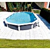 KWAD Stahlwand-Pool Supreme Design Oval (L x B x H: 765 x 460 x 132 cm, Anthrazit, 45 000 l) | BAUHAUS