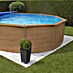 KWAD Stahlwand-Pool Supreme All Inklusive Wood 