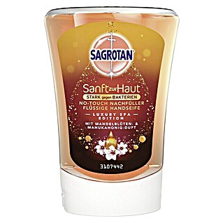 Sagrotan No-Touch Flüssigseife (Mandelblüten & Manukahonig, 250 ml, Nachfüllflasche)