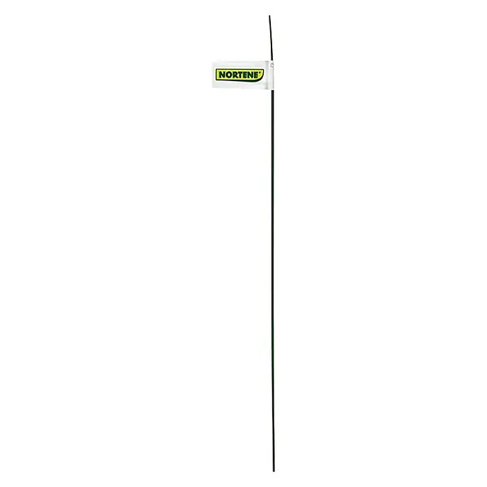 Nortene Tutor de bambú Plast - Largo: 60 cm - Se muestra un poste en forma de T verde de Nortene, ideal para cercas de jardín y otros recintos al aire libre.
