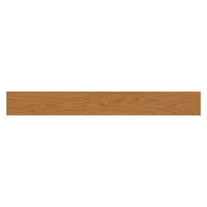Parquet compact roble natural - 1.200 x 145 x 10 mm - Primer plano de un tablón de madera con prominentes patrones de veta, perfecto para muebles rústicos o detalles decorativos.