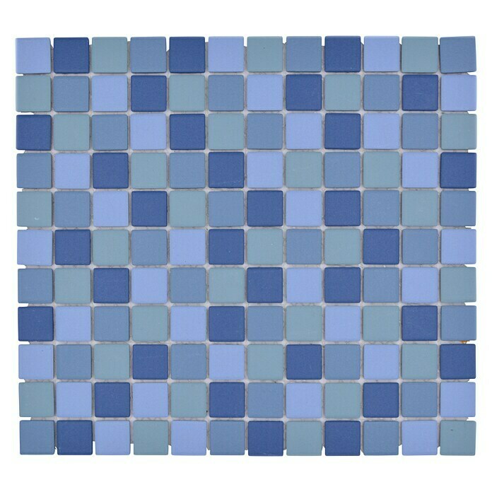 Mosaikfliese Mix JT AT 25132,6 x 30 cm, Blau, Matt Top View