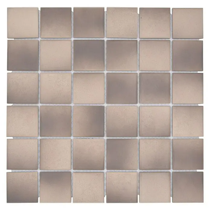 Mosaikfliese Quadrat Mix CD 215 - 30,6 x 30,6 cm, Braun/Beige, Matt - Quadratische Bodenfliese mit neutralen Farbtönen für ein vielseitiges und stilvolles Fliesendesign. Ideal für Badezimmer, Küchen oder Flure.