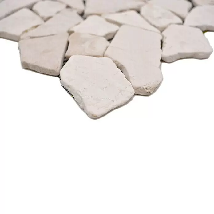 Mosaikfliese Uni CIOT 30/100 - 30,5 x 30,5 cm, Weiß, Matt - Detailaufnahme