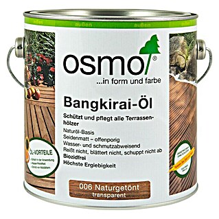 Osmo Bangkirai-Öl 006 (Naturgetönt, 2,5 l, Seidenmatt)