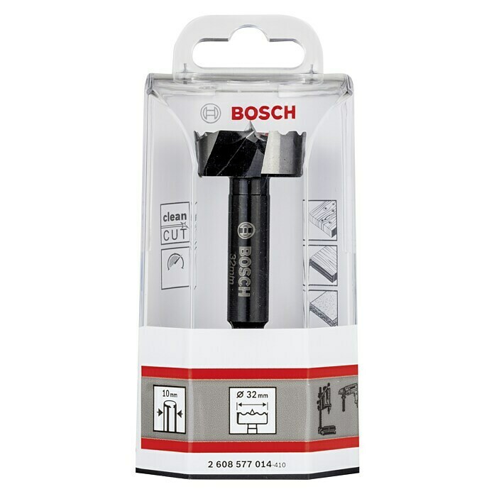 Bosch Professional Holzbohrer (Durchmesser Bohrer: 32 mm, Länge: 90 mm) | BAUHAUS