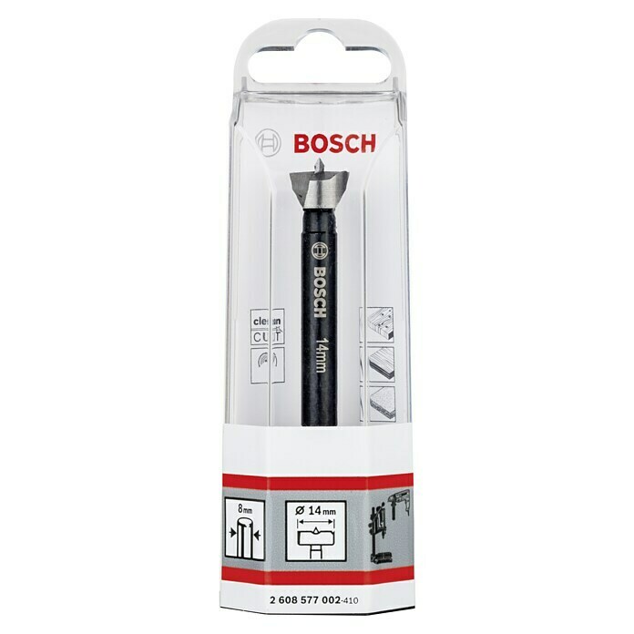 Bosch Professional Holzbohrer (Durchmesser Bohrer: 14 mm, Länge: 90 mm) | BAUHAUS