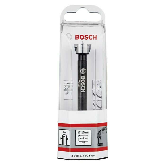 Bosch Professional Holzbohrer (Durchmesser Bohrer: 15 mm, Länge: 90 mm) | BAUHAUS