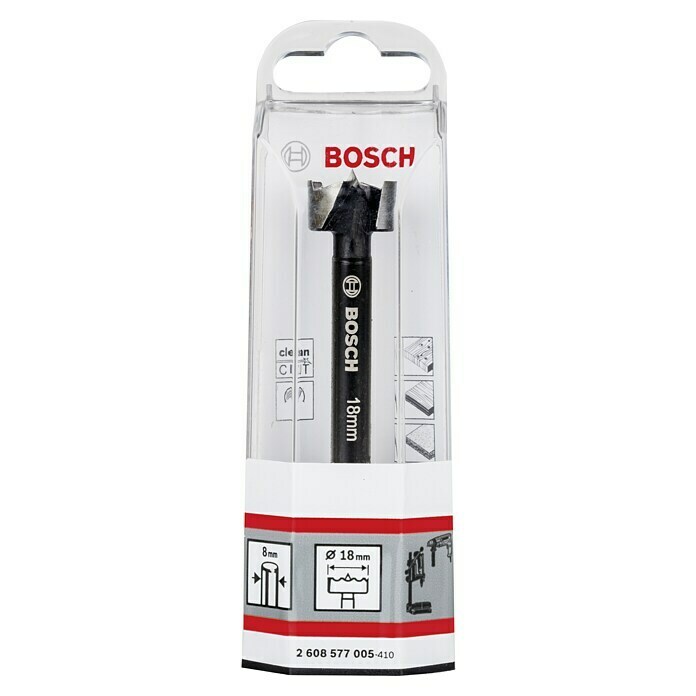 Bosch Professional Holzbohrer (Durchmesser Bohrer: 18 mm, Länge: 90 mm) | BAUHAUS