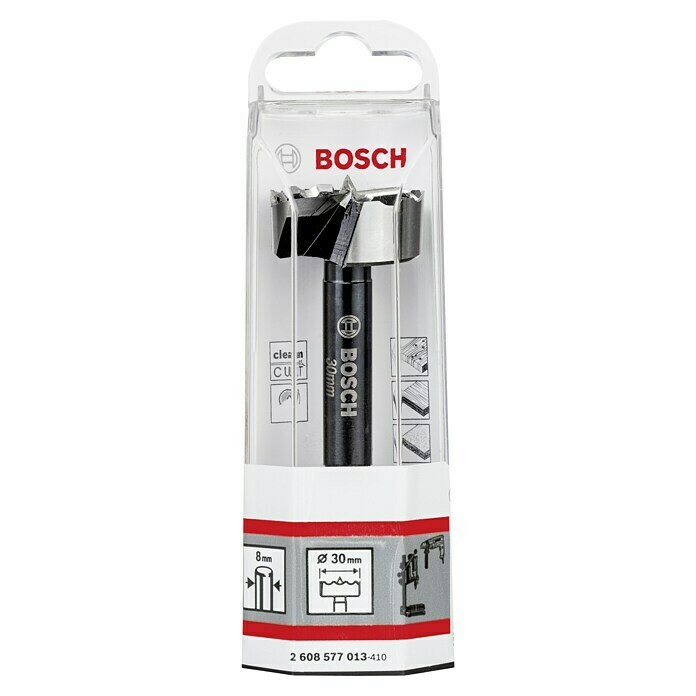 Bosch Professional Holzbohrer (Durchmesser Bohrer: 30 mm, Länge: 90 mm) | BAUHAUS