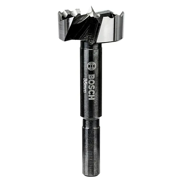 Bosch Professional Forstnerbohrer - Durchmesser Bohrer: 35 mm, Länge: 90 mm - Bohrmaschine mit 35 mm Durchmesser der Marke Bosch. Ideal zum Bohren von Löchern in Holz oder Kunststoff mit präzisen Kanten und sauberen Ergebnissen.