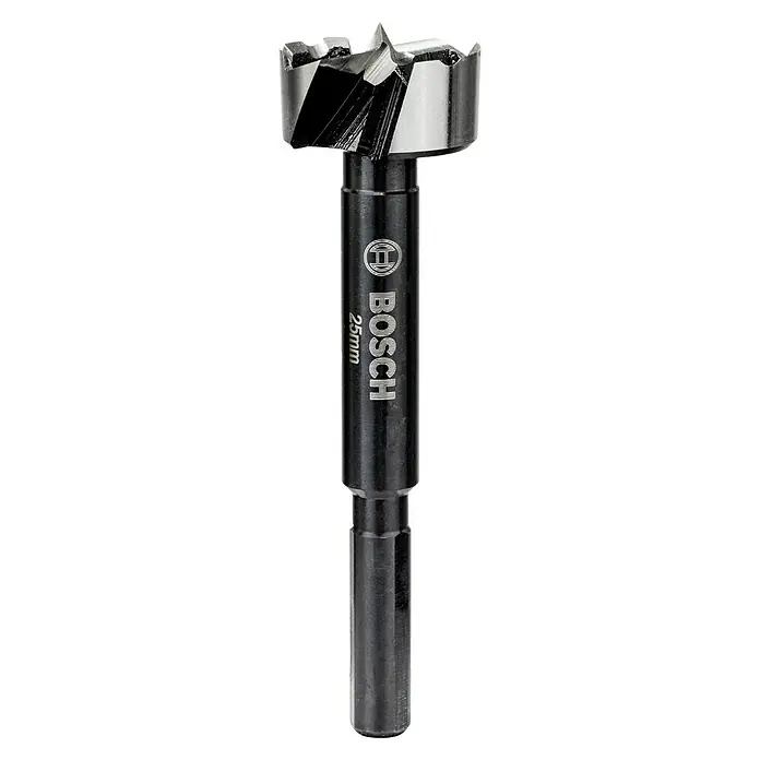 Bosch Professional Forstnerbohrer - Durchmesser Bohrer: 25 mm, Länge: 90 mm - Forstnerbohrer von Bosch, 25mm Durchmesser. Perfekt für präzise Holzarbeiten, saubere Löcher und ein glattes Finish für jedes Projekt.