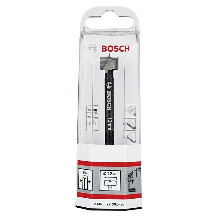 Bosch Professional Holzbohrer (Durchmesser Bohrer: 12 mm, Länge: 90 mm) | BAUHAUS