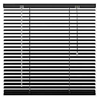 Expo Ambiente Jaloezie Alu 25 mm Mat Zwart (b x h: 80 x 180 cm, Zwart, Aluminium)