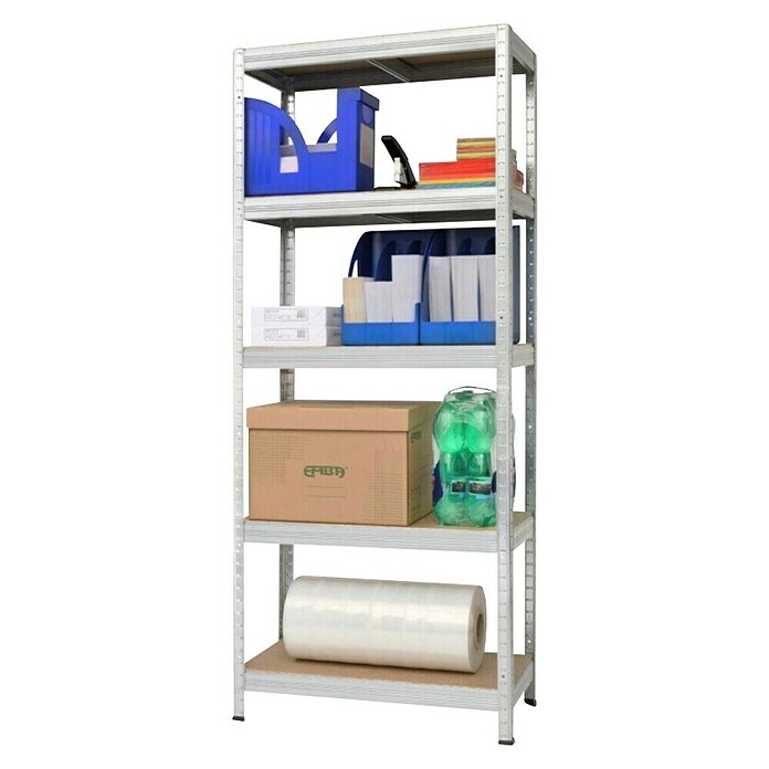 Kovinski regal  (V x Š x G: 180 x 75 x 35 cm, Število polic: 5 kos) | 1230 - Metallregale | AAFA - Regale | AAF - Regalsysteme | AA - Eisenwaren | A - Eisenwaren | BAUHAUS