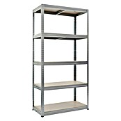 Kovinski regal  (V x Š x G: 180 x 75 x 35 cm, Število polic: 5 kos) | 1230 - Metallregale | AAFA - Regale | AAF - Regalsysteme | AA - Eisenwaren | A - Eisenwaren | BAUHAUS